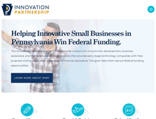 Tablet Screenshot of innovationpartnership.net